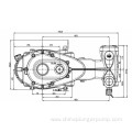 High Flow Triplex Plunger Pumps with Gearbox 171L